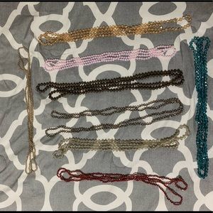 60” bead necklaces